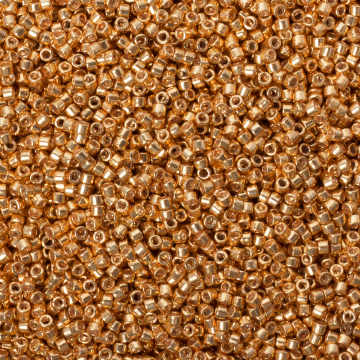 Koraliki Miyuki Delica 11/0 Galvanized Gold Dyed Koraliki Miyuki Delica 11/0 Galvanized Gold Dyed