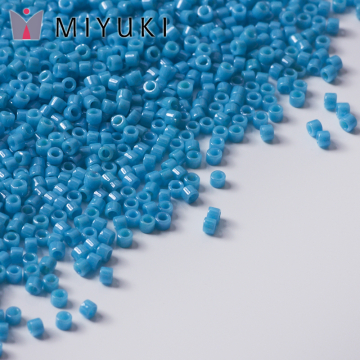 Koraliki Miyuki Delica 11/0 Opaque Med Turquoise Blue Luster