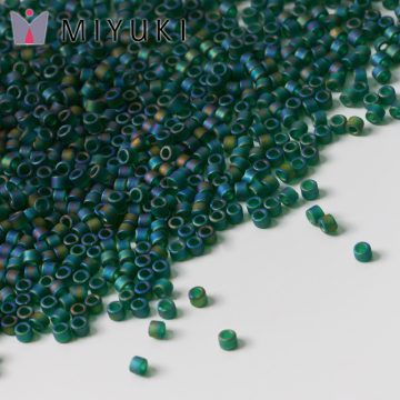 Koraliki Miyuki Delica 11/0 Matte Emerald AB