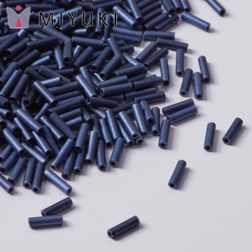 Koraliki Miyuki Bugles #2 6 mm Matte Gunmetal