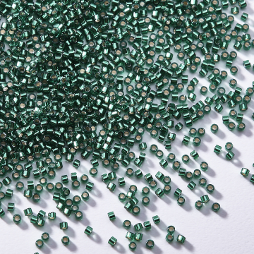 Koraliki Miyuki Delica 11/0 Silver Lined Emerald Dyed