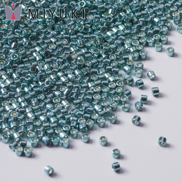 Koraliki Miyuki Delica 11/0 Galvanized Green Dyed