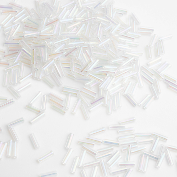 Koraliki Miyuki Bugles 2(6mm) Crystal AB