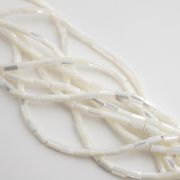 Masa perłowa słupki ecru 4x7,5mm