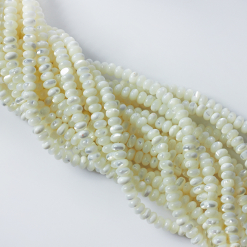 Masa perłowa opalizująca dysk opalizujący 6x3,5mm biała