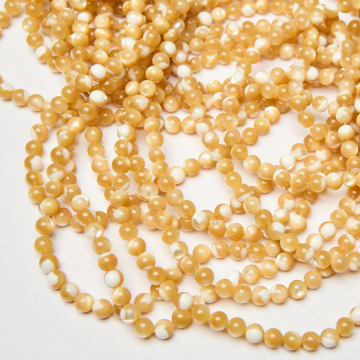 Masa perłowa kulka opalizująca cappuccino 6mm