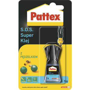 Klej cyjanopanowy z pędzelkiem 5g