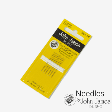 Igły do haftowania koralikami rozmiar 10 Igły do haftowania koralikami rozmiar 10