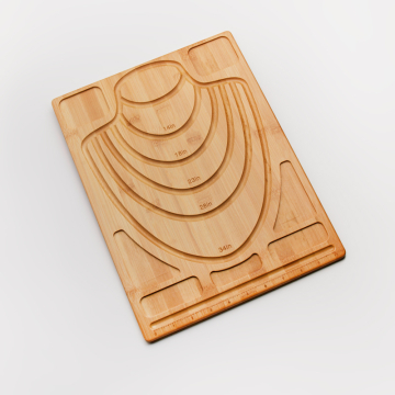 Drewniana tablica do projektowania wielu naszyjników 38x29cm