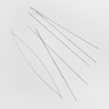 Igły z dużym oczkiem 0.3mm 10cm Igły z dużym oczkiem 0.3mm 10cm