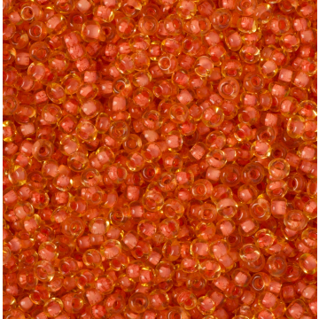 Koraliki NihBeads 12/0 Inside-Color Topaz/ Apricot Line