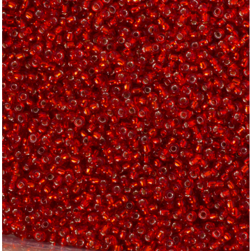 Koraliki NihBeads 12/0 Silver-Lined Lt Siam Ruby