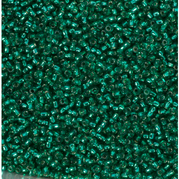 Koraliki NihBeads 12/0 Silver-Lined Dark Peridot