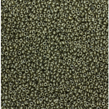 Koraliki NihBeads 12/0 Metallic Frosted Silver Gold