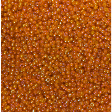 Koraliki NihBeads 12/0 Inside-Color Rainbow Hiacynth/ Apricot Line