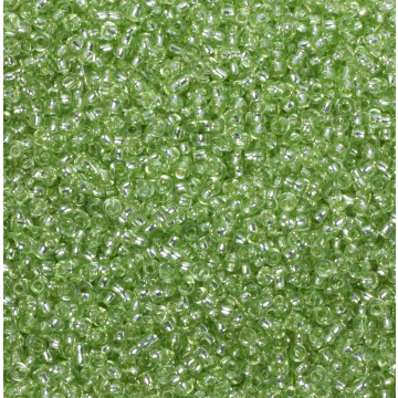 Koraliki NihBeads 12/0 Silver-Lined Sour Apple