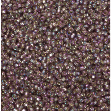 Koraliki NihBeads 12/0 Silver-Lined SH Trans-Rainbow Lila