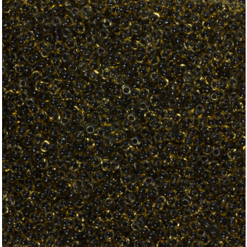 Koraliki NihBeads 12/0 Inside-Color Smoky Topaz/ Jet Line