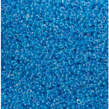 Koraliki NihBeads 12/0 Inside-Color Rainbow Crystal/ Dark Aqua Line