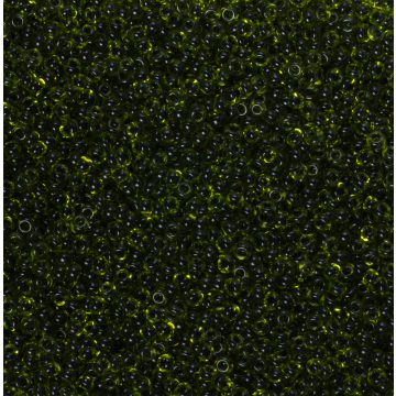 Koraliki NihBeads 12/0 Inside-Color Peridot/ Jet Line