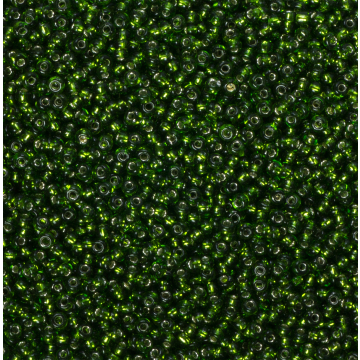 Koraliki NihBeads 12/0 Silver-Lined Olivine