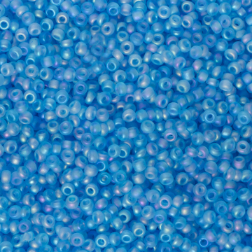 Koraliki NihBeads 12/0 Trans-Rainbow Frosted Aquamarine
