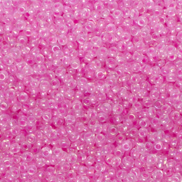 Koraliki NihBeads 12/0 Inside-Color Rainbow Crystal/ Baby Pink