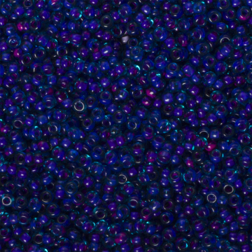 Koraliki NihBeads 12/0 Inside-Color Aqua/ Fucia Line