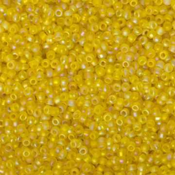 Koraliki NihBeads 12/0 Trans-Rainbow Frosted Lemon