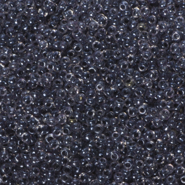 Koraliki NihBeads 12/0 Inside-Color Lustered Crystal/ Jet Line