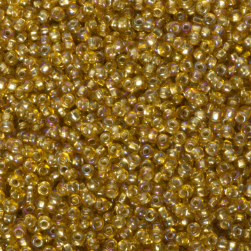 Koraliki NihBeads 12/0 Silver-Lined SH Trans-Rainbow Med Topaz