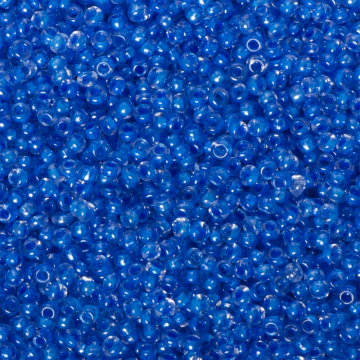 Koraliki NihBeads 12/0 Inside-Color Lustered Crystal/ Aquamarine Line