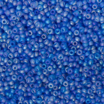 Koraliki NihBeads 12/0 Trans-Rainbow Frosted Dark Aqua