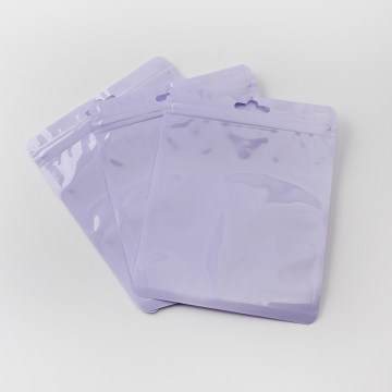 Woreczek z zamknięciem strunowym pastelowy lawendowy 15x12cm Woreczek z zamknięciem strunowym pastelowy lawendowy 15x12cm