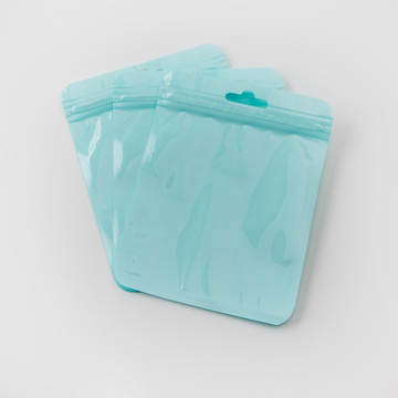 Woreczek z zamknięciem strunowym pastelowy miętowy 13x10cm