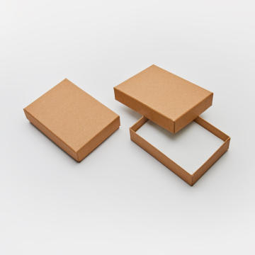 Pudełko do biżuterii jasnobrązowe Eco 8x11x2,5cm