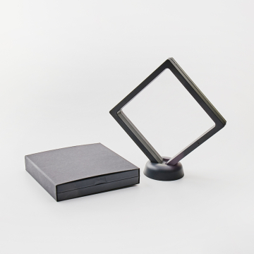 Ekspozytor z membraną ramka 3D czarna z etui 11x11cm Ekspozytor z membraną ramka 3D czarna z etui 11x11cm