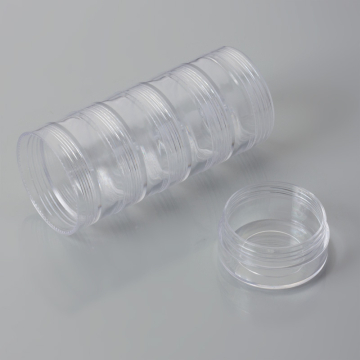 Pojemniczek na koraliki skręcany 3.9x9.8cm