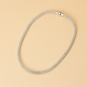 Naszyjnik z drobnych łańcuszków 43.5cm