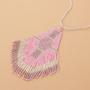 Naszyjnik boho z koralików Matsuno 10cm