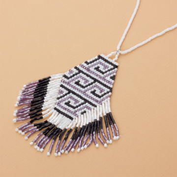 Naszyjnik boho z koralików Matsuno 10cm