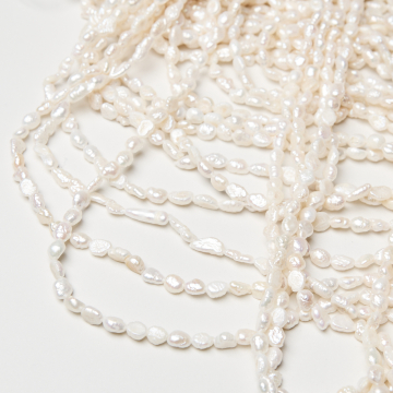 Perły naturalne hodowlane nugget 3-5mm