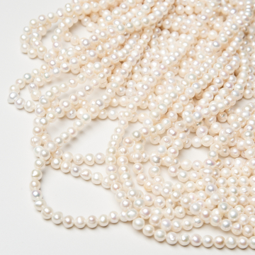 Perły naturalne hodowlane potato 5mm