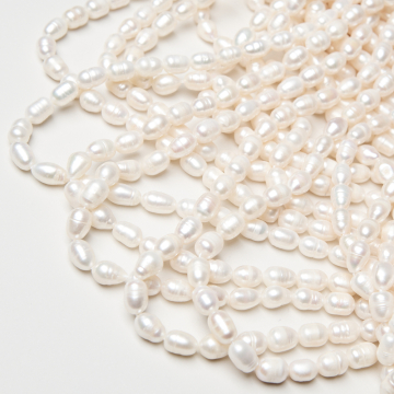 Perły naturalne hodowlane rice 7-8mm