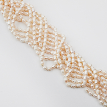 Perły naturalne rice hodowlane 7-10mm