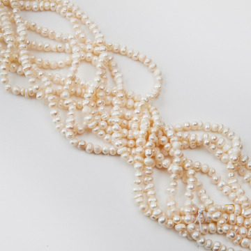 Perły naturalne potato hodowlane 3-5,5mm