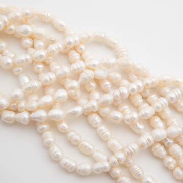Perły hodowlane słodkowodne rice 6-8mm