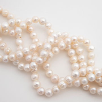 Perły hodowlane słodkowodne round 8-9mm