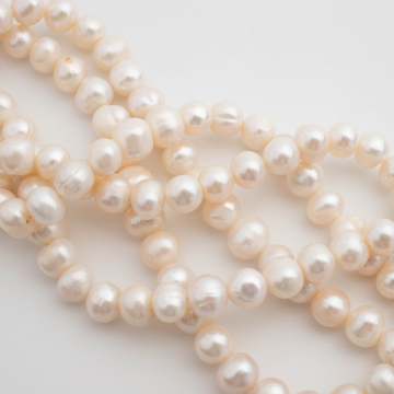 Perły hodowlane słodkowodne round 9-10mm