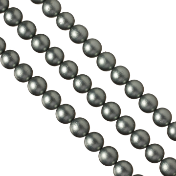 Perły seashell gwiezdny srebrny 12mm